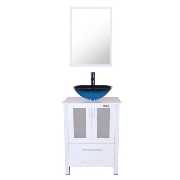 ECLIFE 24'' Freestanding Single Bathroom Vanity with Manufactured Wood